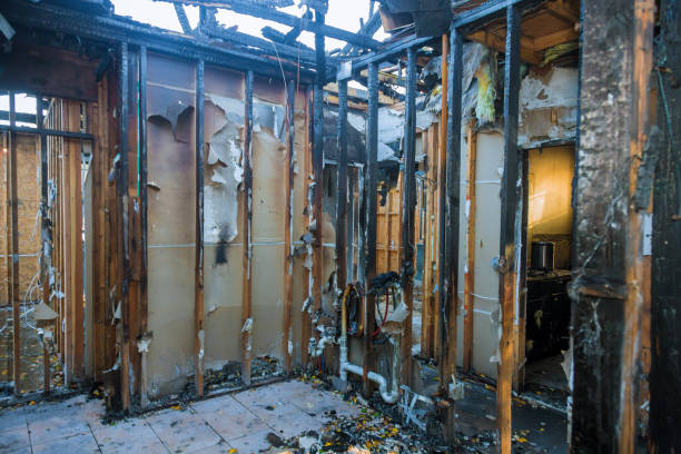 Professional Fire Damage Removal technician working in Oakley, CA